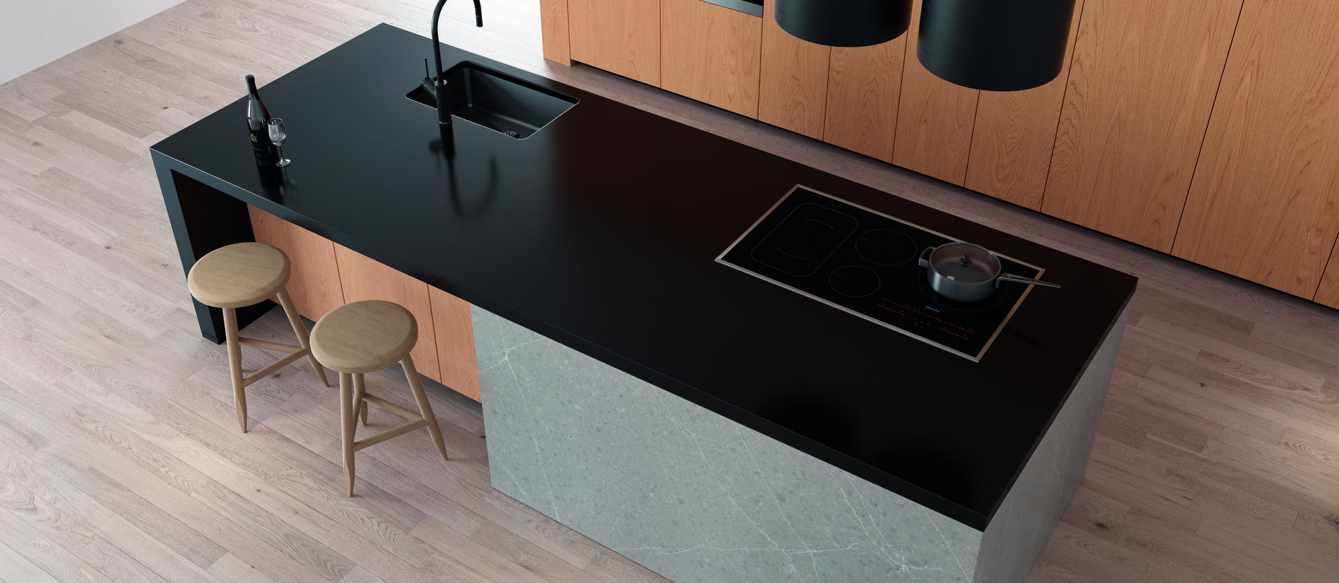 Deep Black - Absolute - Quartzforms2