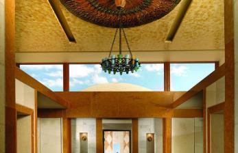 Spa interior claddings with Vratsa stone & verde india
